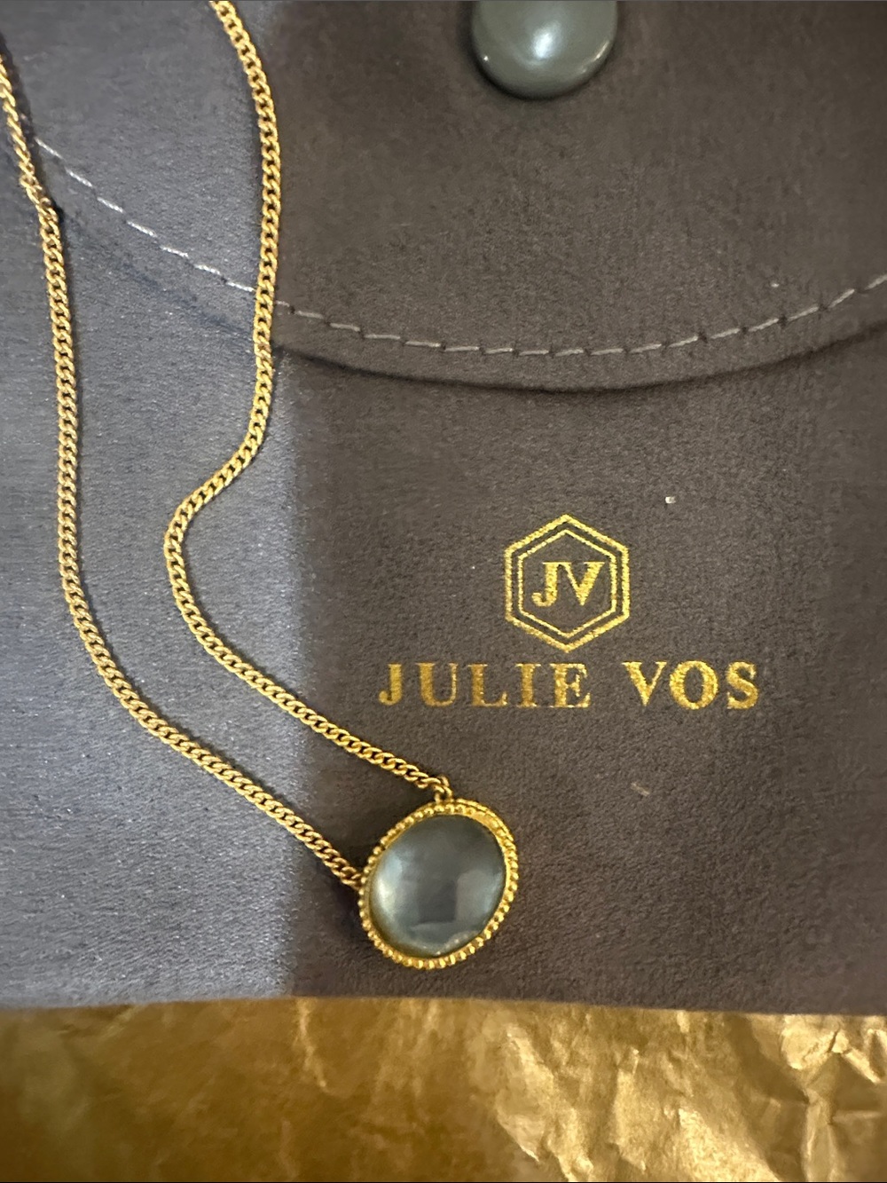 Julie Vos blue pendant necklace - Picture 6 of 8